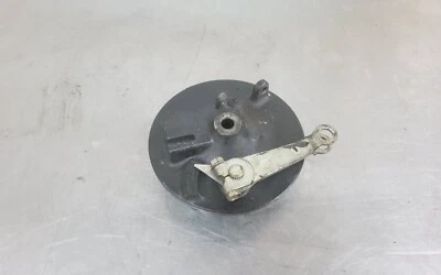 1999 99 Kawasaki KE100 KE 100 Front Brake Hub Panel Plate - Image 1 of 2