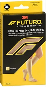 Futuro 71051EN Open TOE Knee Highs Firm 20-30 mmHg  XL ( 1 PAIR ) - Picture 1 of 2