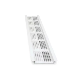2,75" x 2,5". Ventilación rectangular de aluminio con protector de vida silvestre blanco - Paquete de 50 - Imagen 1 de 3