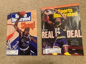 SHAQUILLE O'NEAL SPORTS ILLUSTRATED. 1991. LSU. FIRST COVER. Orlando Rookie - Picture 1 of 2