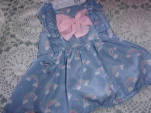 Vestido azul arco iris perro s pequeño nuevo Simply Wag - Imagen 1 de 3