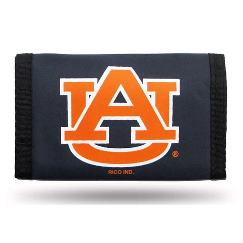 Auburn Tigers Nylon Tri-Fold Wallet Cover