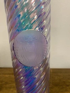 2022 Starbucks Purple Oil Slick 24oz 710ml Studded Cup Tumbler - Picture 1 of 2