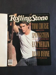 Rolling Stone Magazine January 11 1990 Tom Cruise NL - Picture 1 of 2