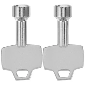 2 Pcs Outdoor-Mülleimerschlüssel Stück Dreiecksschlüssel Aufhänger Weiden Liner - Bild 1 von 12