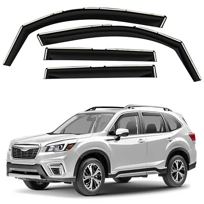 Sun Rain Visors Wind Rain Guards for 2019-2024 Subaru Forester - Image 1 of 4