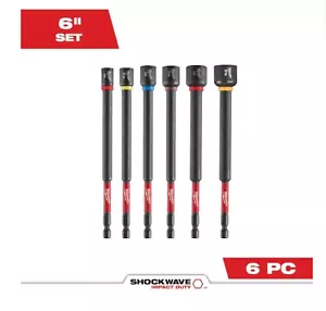 SHOCKWAVE Impact Duty 6 in. Magnetic Nut Driver Set (6-Pieces) - Picture 1 of 3
