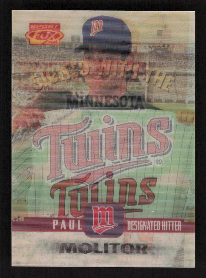 1996 Sportflix  #27 Paul Molitor  Minnesota Twins - Image 1 of 2