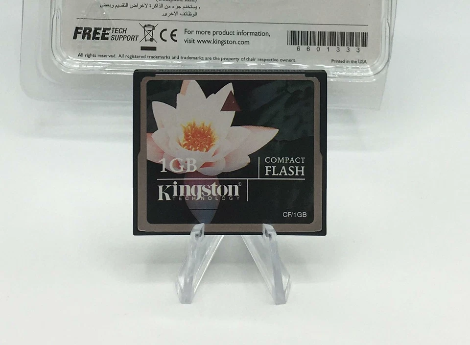 Boxed Kingston 1024 MB CompactFlash Memory Card (CF/1GB) - Image 1 of 1