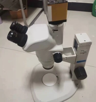 Nikon SMZ745T TRINOCULAR STEREO MICROSCOPE+10X EYEPIECES,Stand BASE, NO CAMERA - Image 1 of 4