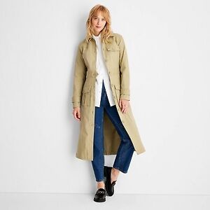 Women's Long Sleeve Belted Trench Coat - Future Collective with Reese Blutstein