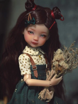 Muñeca rótula 1/6 resina BJD MSD muñeca encantadora niña muñeca desnuda regalo hecho a mano Foto 1 de 4