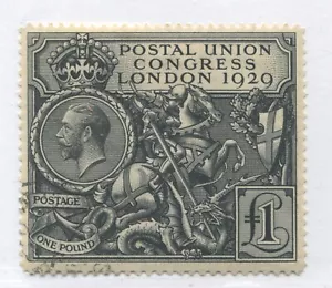 1929 £1 PUC a VF lovely used example so scarce this nice - Foto 1 di 1