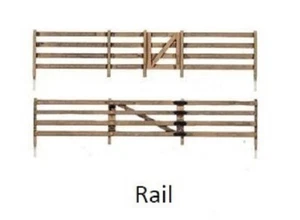 WOODLAND O Rail Fence (8pcs) WOO3002 - Picture 1 of 1