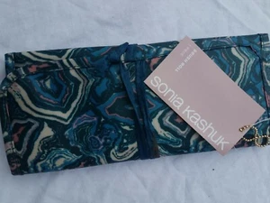 Sonia Kashuk Brush Roll in Blue Marble 6 Brush Slots New with Tag! - Picture 1 of 2