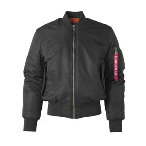 Army MA-1 Bomber Jacket Unisex Winter Military Pilot Flight Nylon Casual Coats - Picture 1 of 40