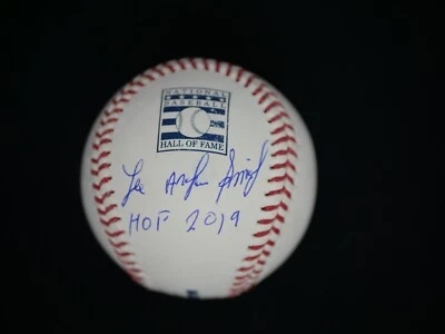 LEE ARTHUR SMITH FULL NAME SIGNED OFFICIAL HALL OF FAME BASEBALL "HOF 2019" JSA - Image 1 of 2