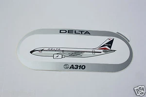 Baggage Label - Delta - A 310 - Airbus 310 - Sticker (BL536) - Bild 1 von 1