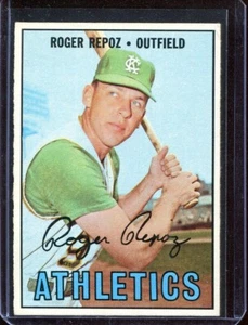 1967 Topps Baseball # 416 Roger Repoz (VG-EX) Very Good to Excellent - Picture 1 of 2