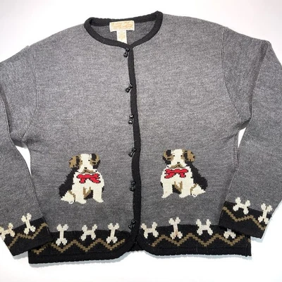 Suéter cárdigan para mujer Tally-ho perro y hueso Beagle talla grande Foto 1 de 4