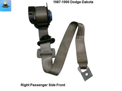 Dodge Dakota 1987 1988 1989 1990 cinturón de seguridad delantero derecho retractor OEM Foto 1 de 4