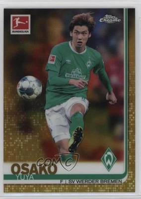 2019-20 Topps Chrome Bundesliga Gold Refractor /50 Yuya Osako #84 - Image 1 of 2