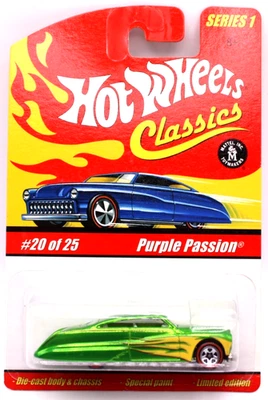 Hot Wheels Classics Series 1 #20 Purple Passion SF green RL5spk's - Image 1 of 4