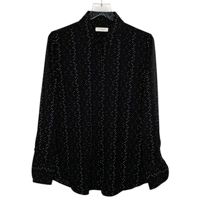 Equipo Mujer M Mujer Inisse Top Botón Frontal Lunares Geométricos Poliéster Carrera Foto 1 de 4