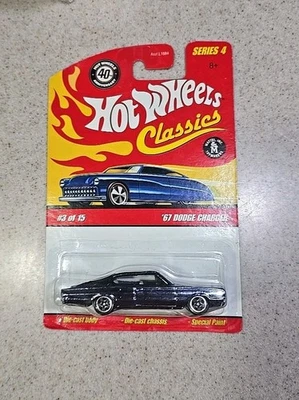 Hot Wheels Classics Midnight Blue ‘67 Dodge Charger Series 4 - #3 of 15 - Image 1 of 4