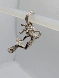 Sterling Silver 925 3D Mermaid Charm or Pendant - Picture 1 of 10