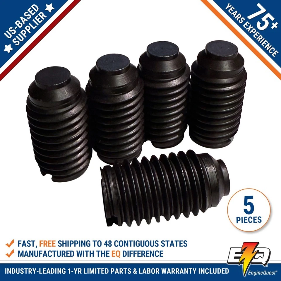 Ford Smog Thermactor Cylinder Head Plug Ford 302 SBF 5.0 289 351 (5 pack) - Image 1 of 1