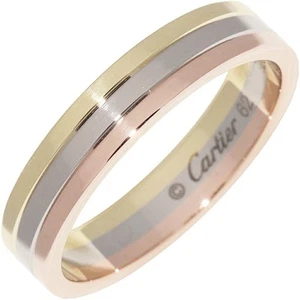 Cartier Ring 3Color Vendome 750 K18 YG WG RG Gold #62 /US 10 authentic - Picture 1 of 3