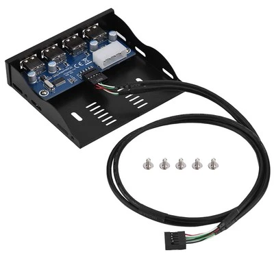 Front Panel Erweiterung Effizienter USB 2.0 Hub Für Desktop PC - Bild 1 von 4