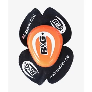 R&G Knee Sliders Standard Profile Orange (Aero Style) Universal Race - Afbeelding 1 van 2