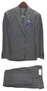 Ralph Lauren NERO21RZD981 Wolle Natral Stretch Anzug Grau 48 Lang 43 W - Bild 1 von 3