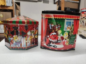 Vintage M&M Weihnachten leere Kanister, 2 Stück, Limited Edition 1997 und 1998 - Bild 1 von 18