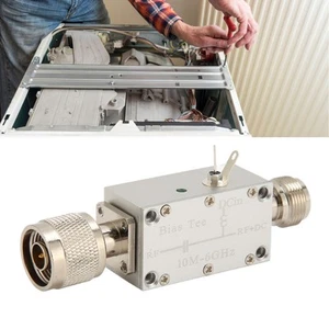 Wzmacniacz szerokopasmowy RF 10 MHz-6GHz DC50V RF DC Blocker RF Wzmacniacz szerokopasmowy FY - Zdjęcie 1 z 22