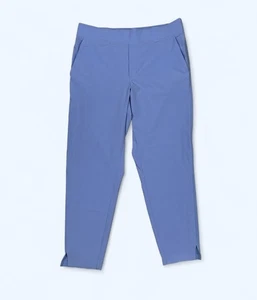 Pantalón de tiro medio al tobillo ATHLETA BROOKLYN talla 10 PERIWINKLE informal de viaje - Imagen 1 de 5