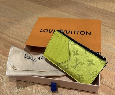 路易威登 M14109 硬币卡夹黄色/绿色 状况良好 — 第 1/4 张图片