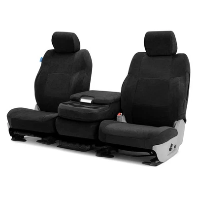 For Dodge Ram 2500 03-05 Coverking Suede 1st Row Black Custom Seat Covers - Image 1 of 4