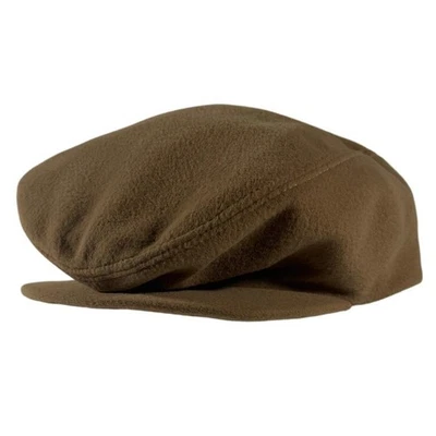 Sombrero de lana Stetson Newsboy vintage para hombre color tostado medio con billete a presión Foto 1 de 4