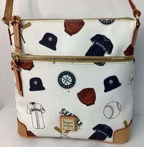Bolso Bandolera Cartera Dooney & Bourke Seattle Mariners Día del Juego Cuero Nuevo - Imagen 1 de 14
