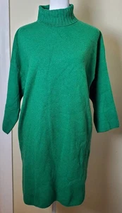Tuckernuck Pomander Place Noir Vivianne Green Turtleneck Sweater Dress Small - Bild 1 von 8