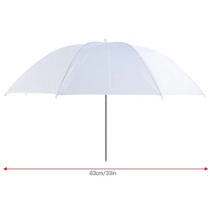 33 Inch Translucent White Soft Umbrella For Photography Studio Flash Light - Picture 1 of 11