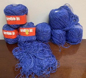 Lot of Dorothee Bis Pharaon Yarn - Blue # 7 - Same Dye - Picture 1 of 4