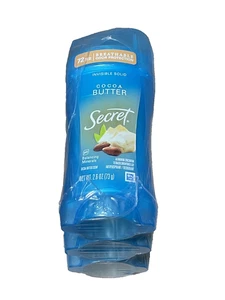 3 PACK Secret Invisible Solid Antiperspirant Deodorant Cocoa Butter 2.6 oz - Picture 1 of 3