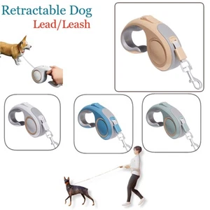 Correa extensible retráctil de nailon ajustable duradera para mascotas 5 m - Imagen 1 de 9