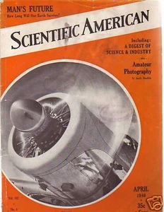 1940 Scientific American April-Model Railroads; Stars - Picture 1 of 1