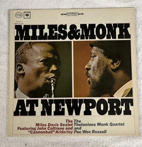 MILES AND MONK LP AT NEWPORT CS8978 STEREO 1964 PRESS 2 EYE PLAY TESTED - Picture 1 of 9