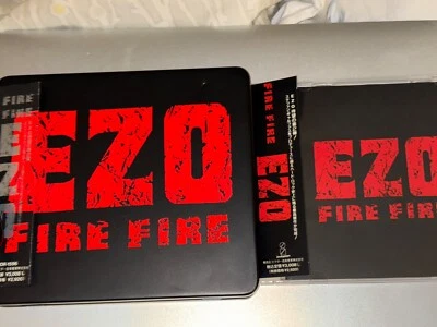 EZO Fire Fire Japan Only Cd in  Deluxe METAL Box Both OBI 's  Loudness KISS SALE - Image 1 of 4